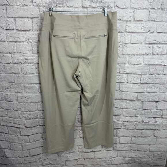 Athleta womens 2X VENICE HIGH RISE WAISTBAND WIDE LEG PANTS pockets semi fitted - Picture 7 of 10